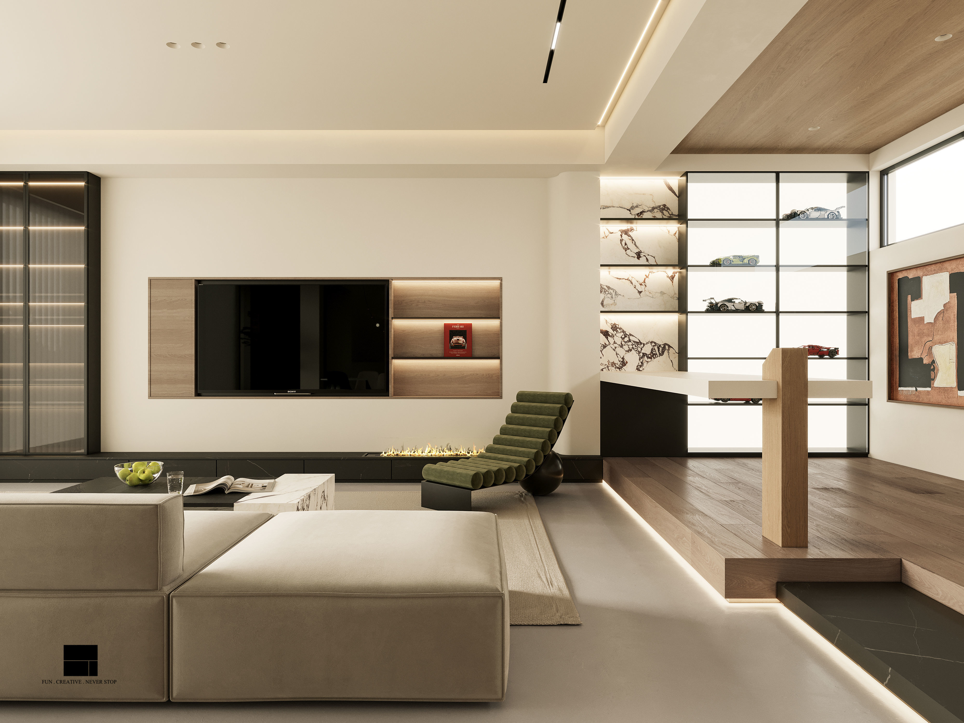 Modern Luxury Villa 3D Model and CAD Drawings Bundle Content 3D model_12