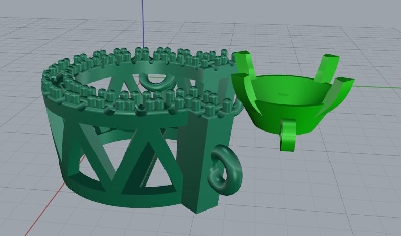 Horseshoe pendant Model 3192 3D print model_3