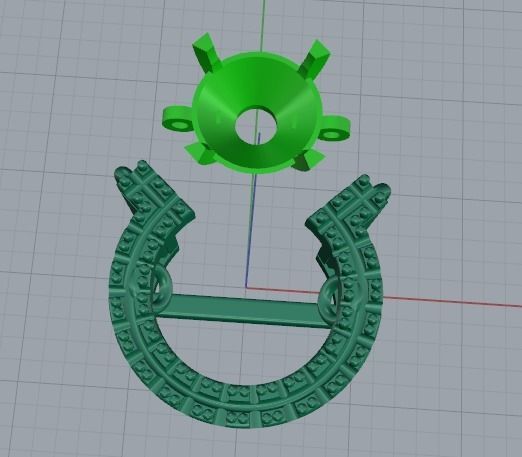 Horseshoe pendant Model 3192 3D print model_2