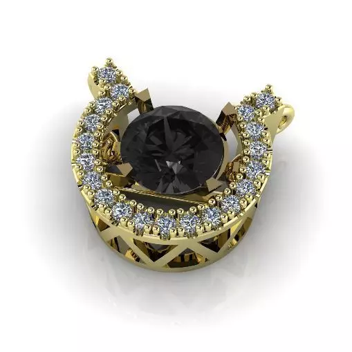 Horseshoe pendant Model 3192 3D print model_0