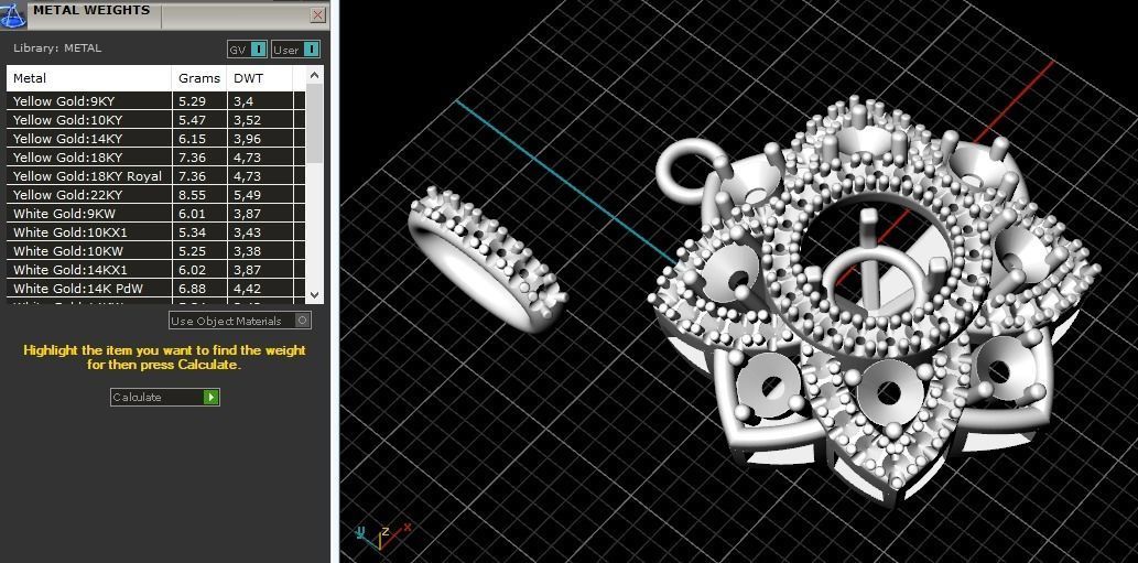 Pendant Model 3190 3D print model_8