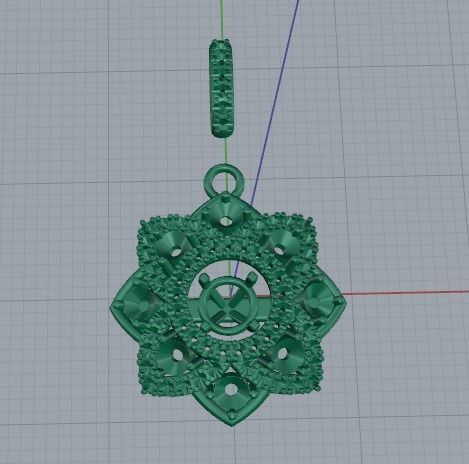 Pendant Model 3190 3D print model_2