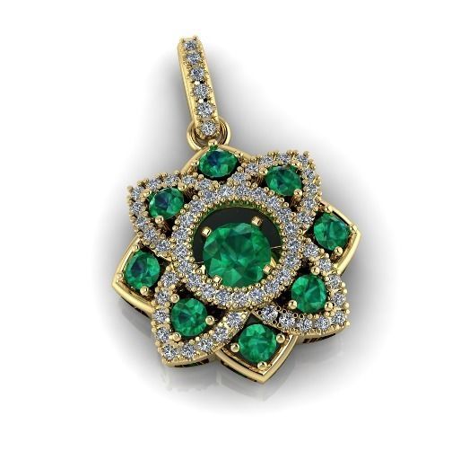 Pendant Model 3190 3D print model_1