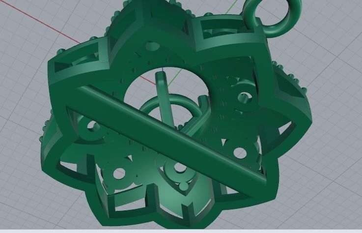 Pendant Model 3190 3D print model_5