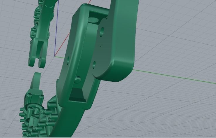 Earrings with lock - ring Model 3189 3D print model_3