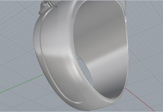 Skull Ring Model 3186 3D print model_5