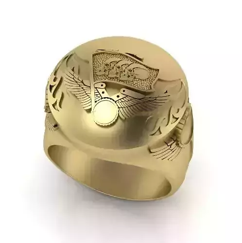 Skull Ring Model 3186