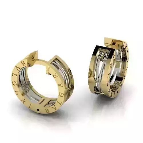 Earrings with lock - ring Model 3178