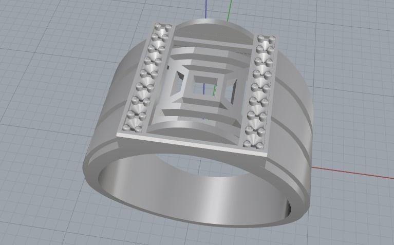 Signet for men Model 3167 3D print model_4