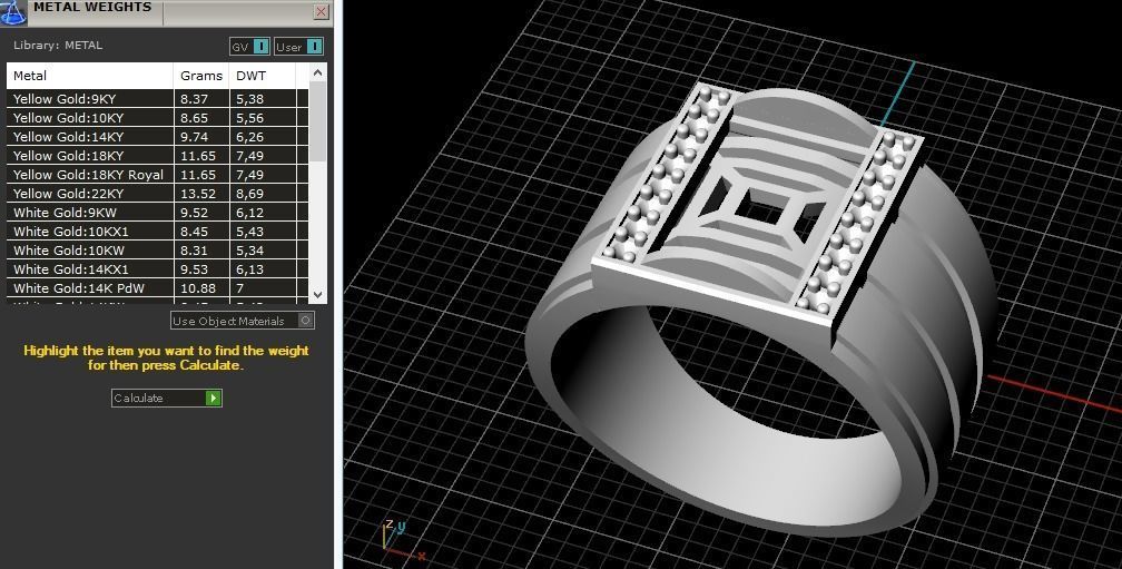Signet for men Model 3167 3D print model_8