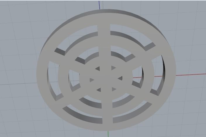 Detail round Model 3161 3D print model_5