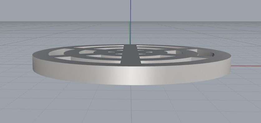 Detail round Model 3161 3D print model_4