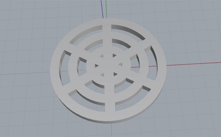 Detail round Model 3161 3D print model_2