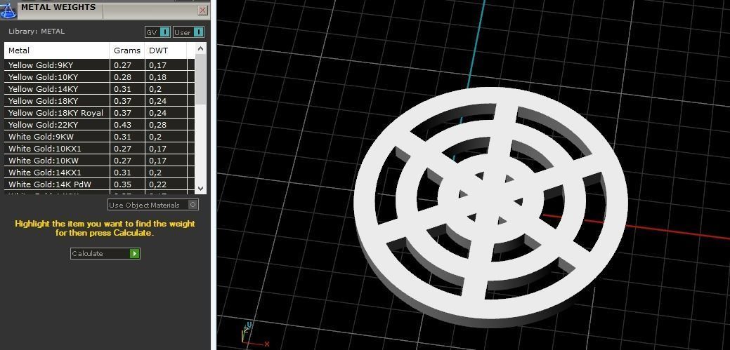Detail round Model 3161 3D print model_8