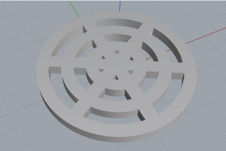 Detail round Model 3161 3D print model_3