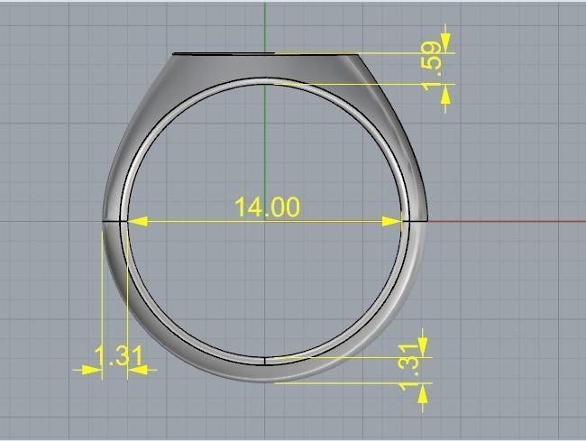 Round ring Model 3160 3D print model_6