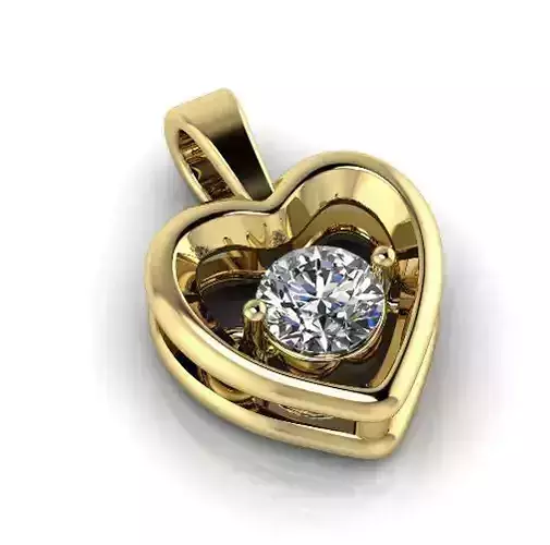Heart pendant Model 3153