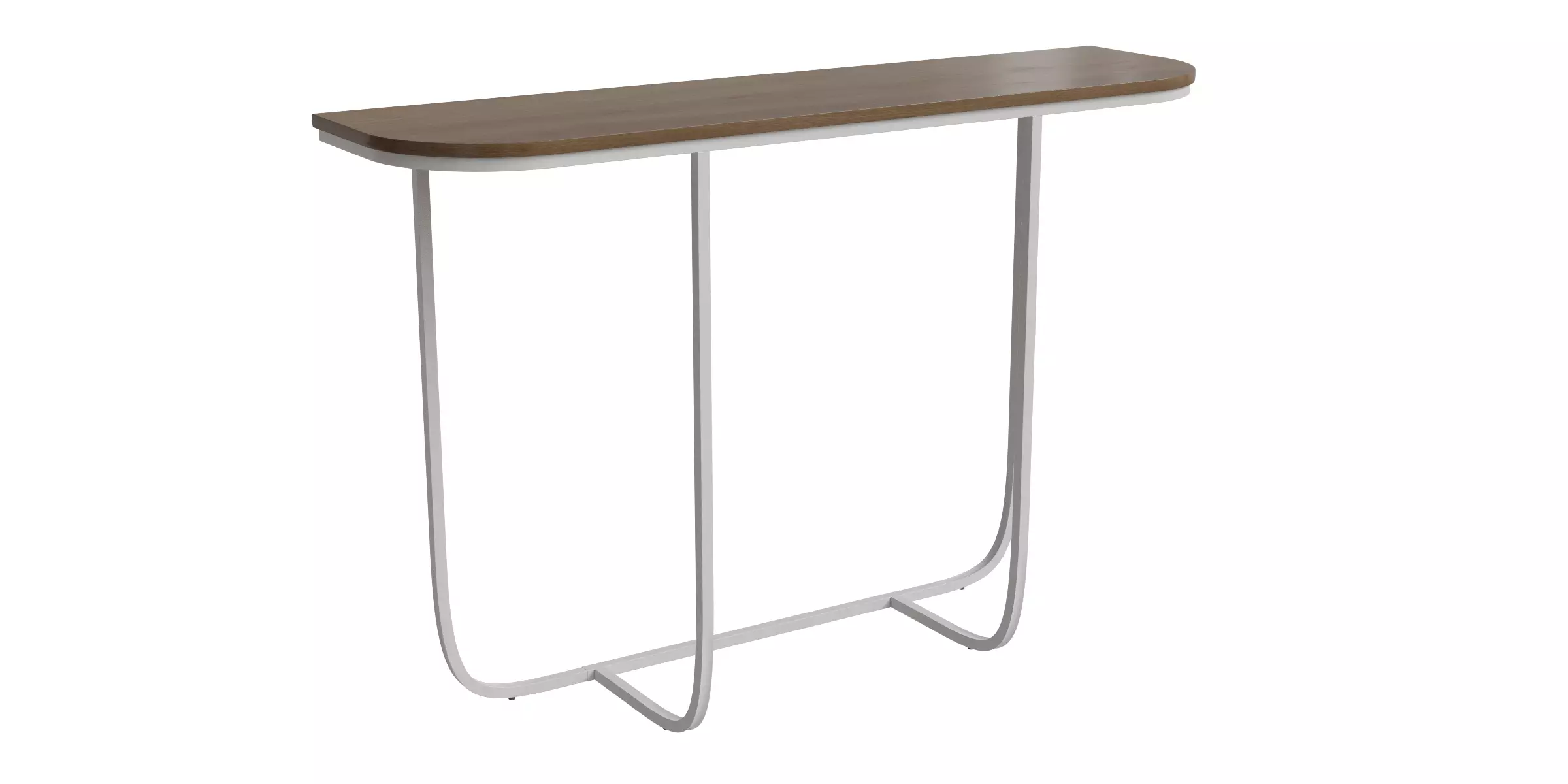 Modern Curved Entryway Console Table 3D model_0