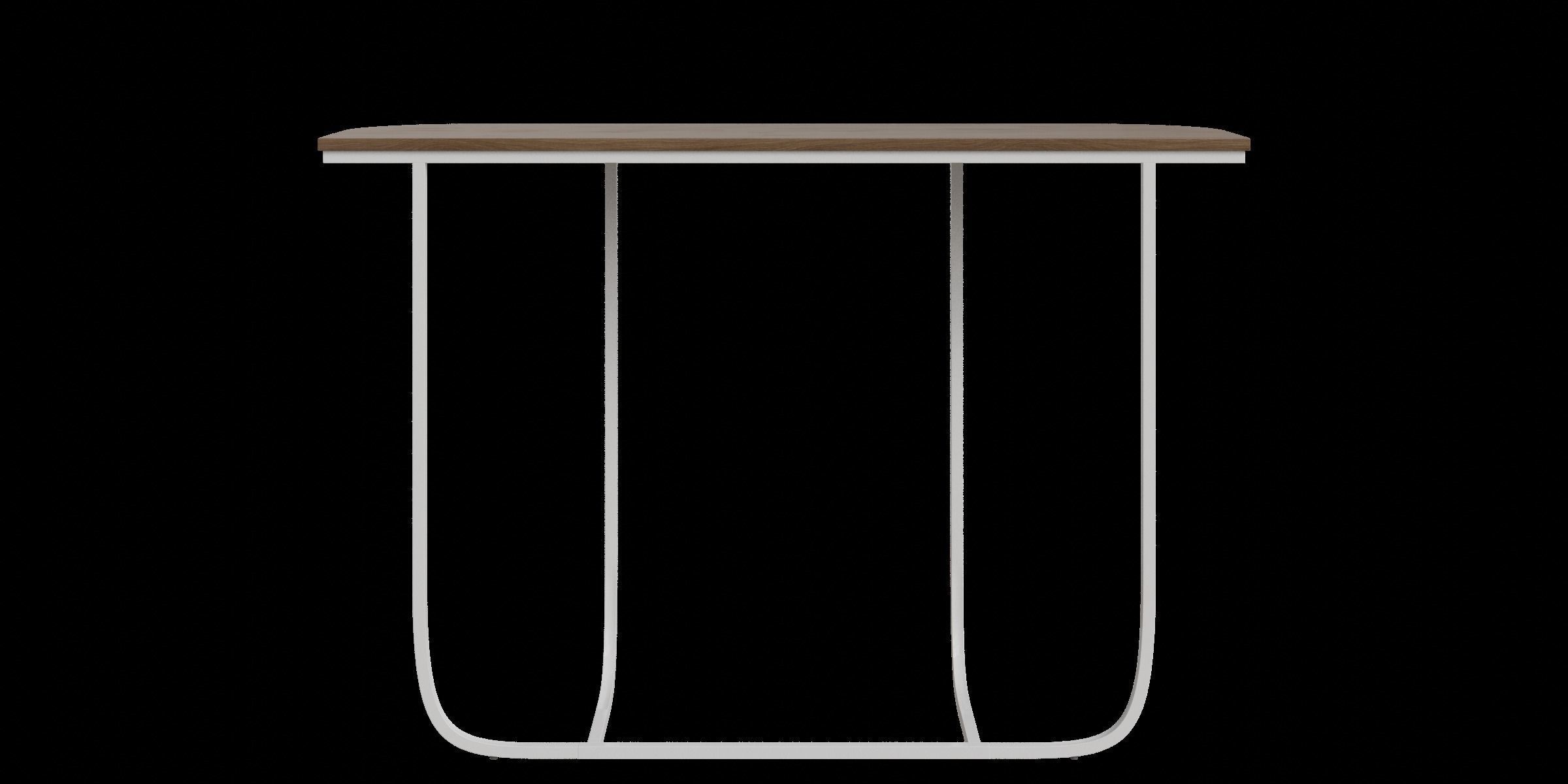 Modern Curved Entryway Console Table 3D model_5