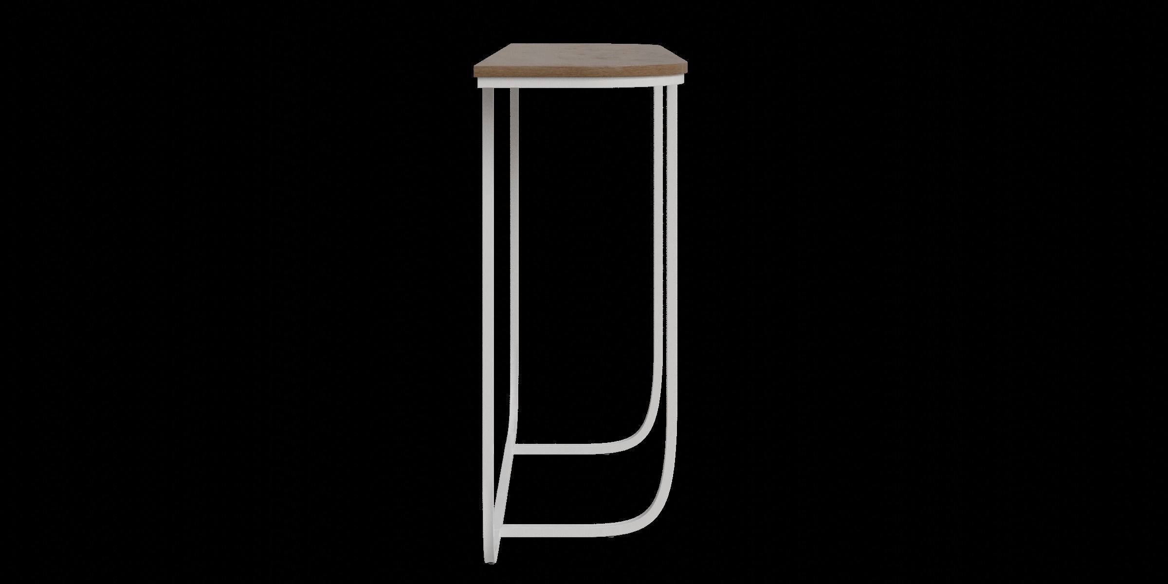 Modern Curved Entryway Console Table 3D model_4