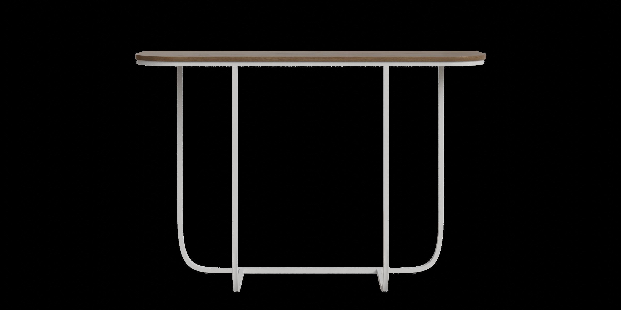 Modern Curved Entryway Console Table 3D model_3