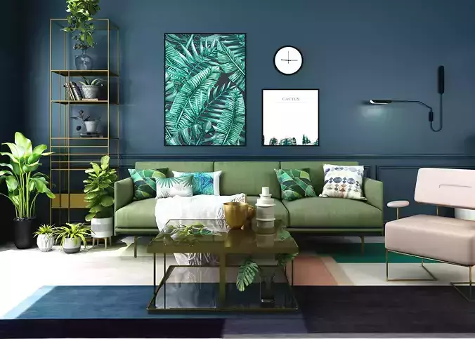 Modern Luxury Living Room Set