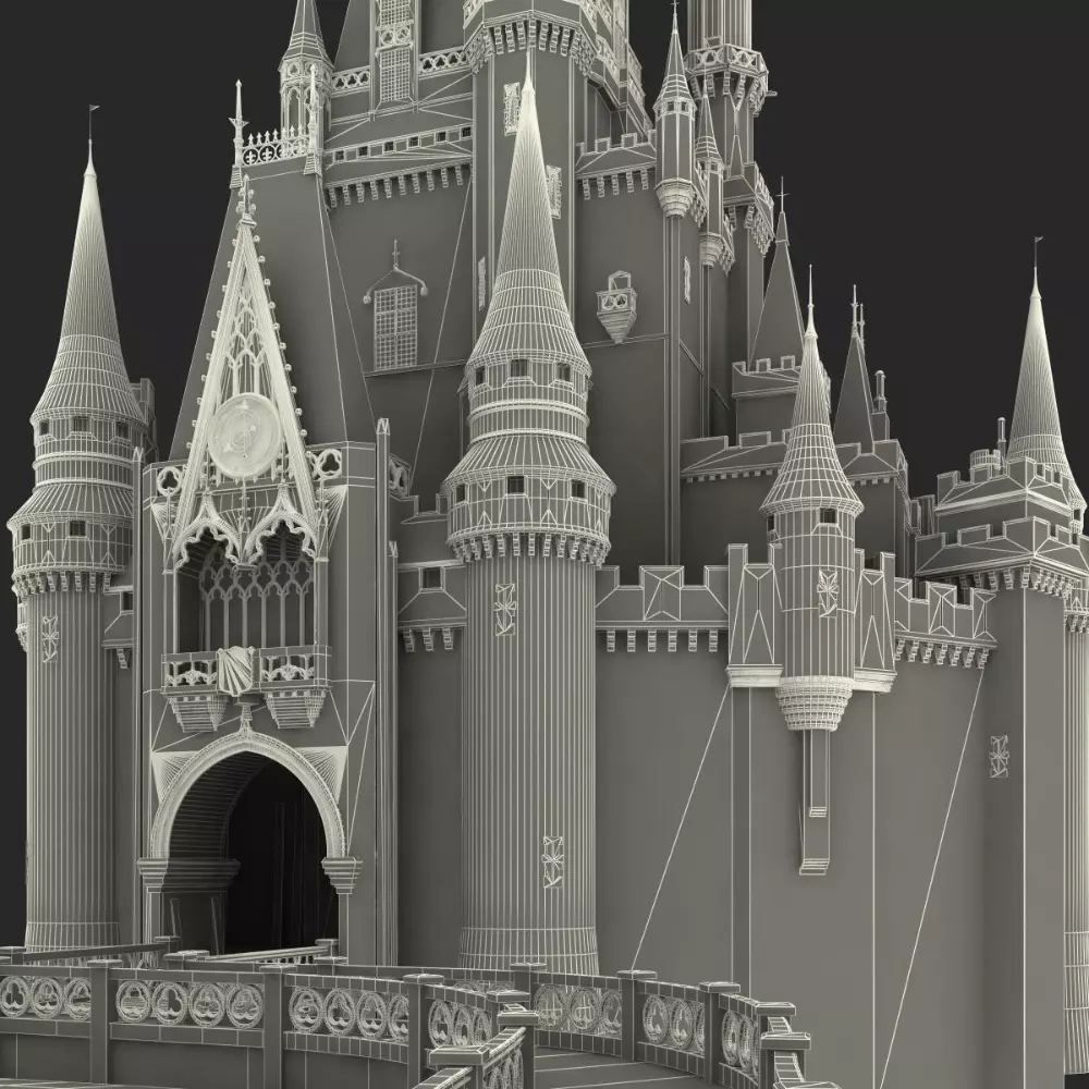 WED CASTLE Free 3D model_0