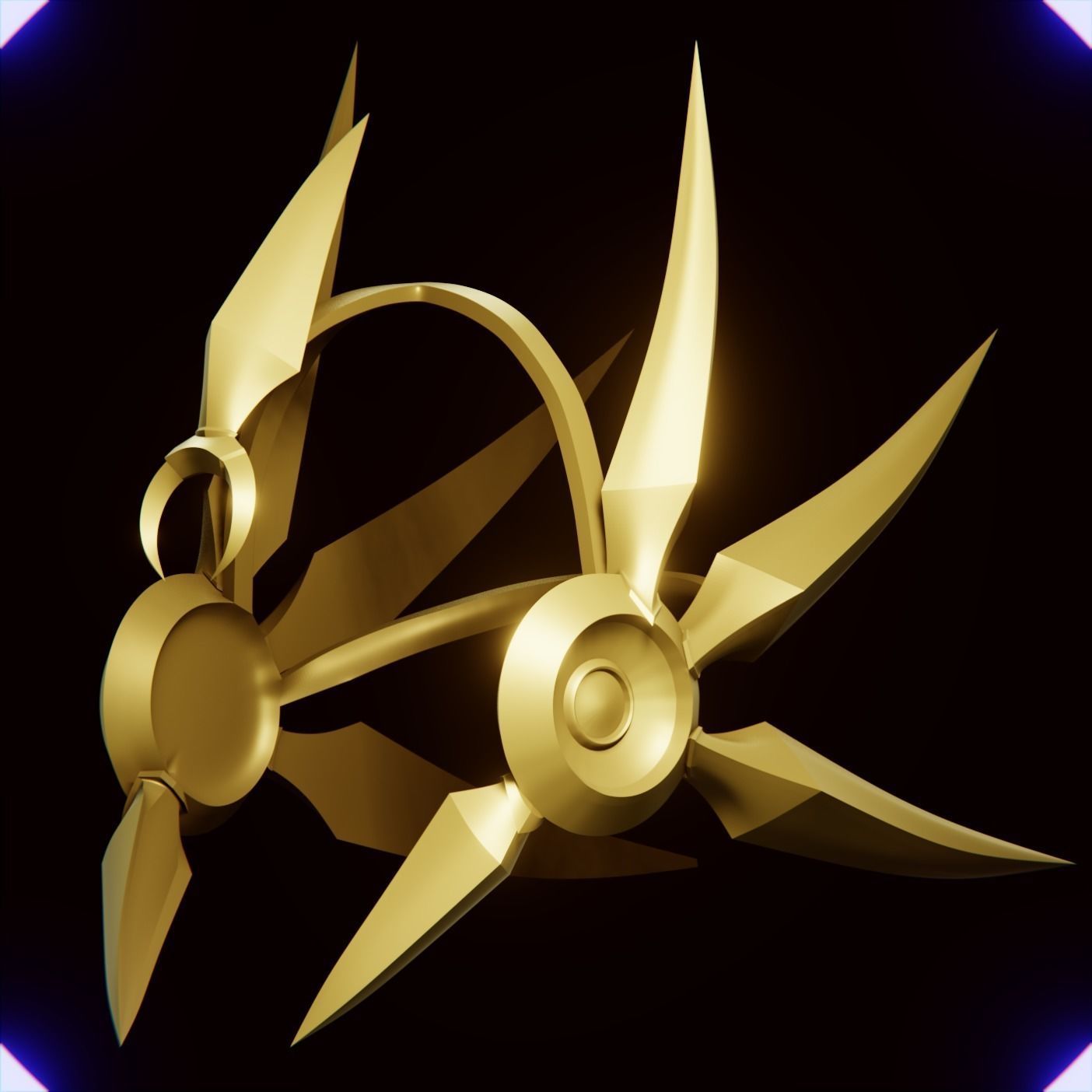 LEONA CROWN FROM LEAGUE OF LEGENDS 3D print model_2