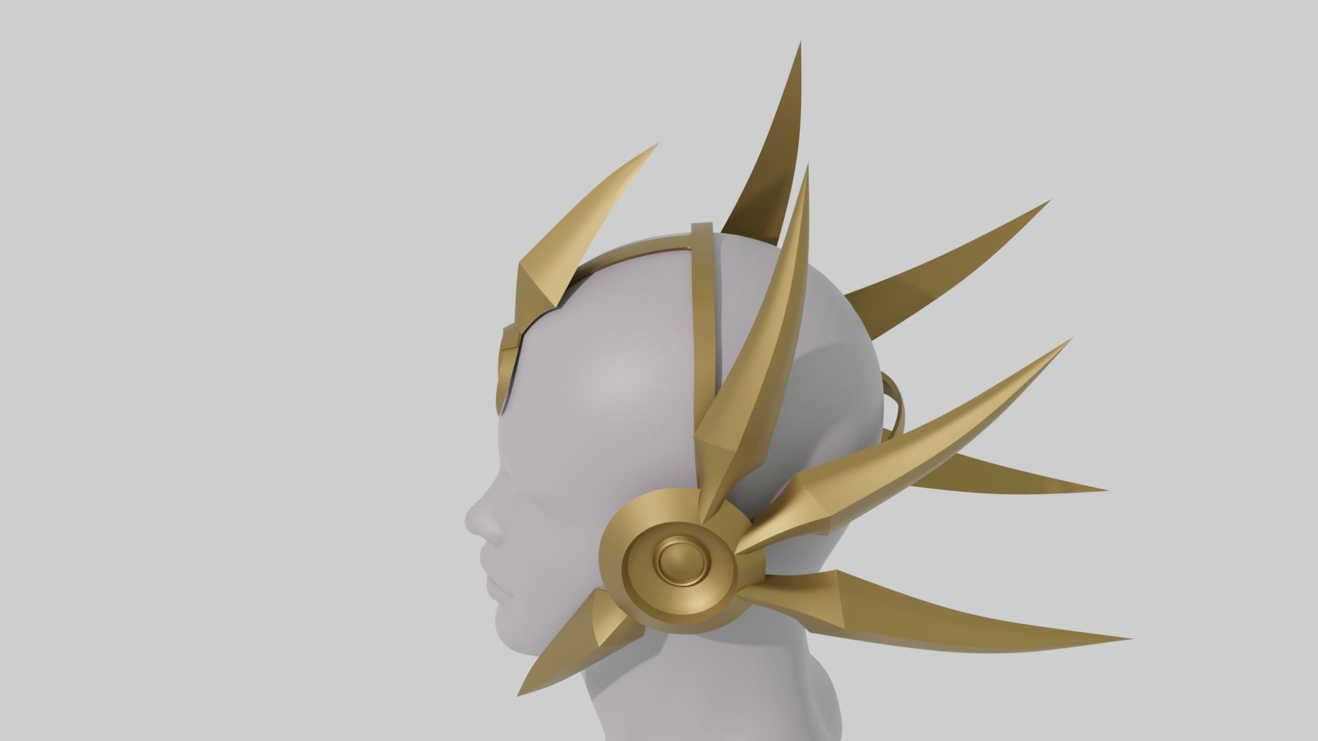LEONA CROWN FROM LEAGUE OF LEGENDS 3D print model_7