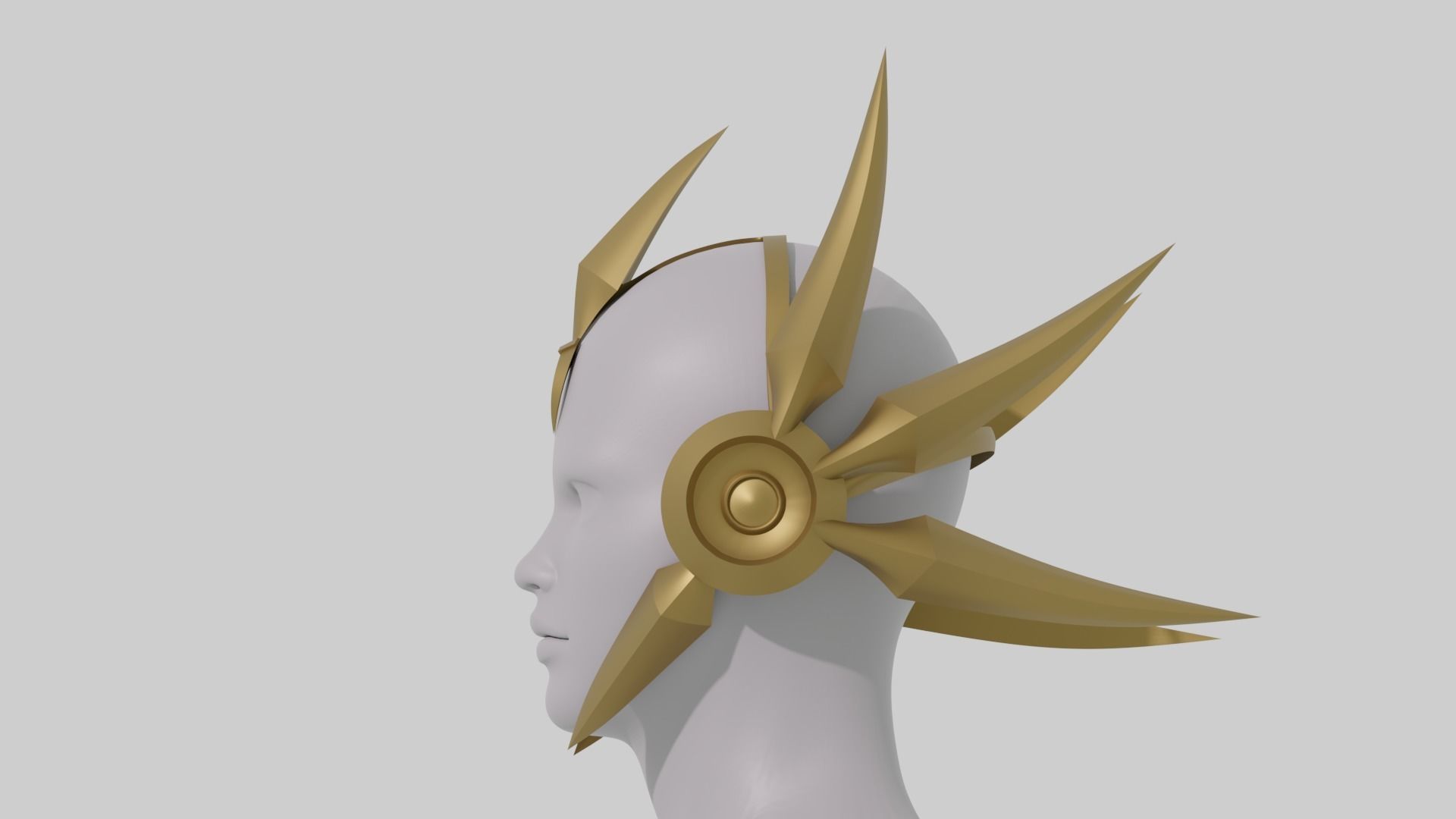 LEONA CROWN FROM LEAGUE OF LEGENDS 3D print model_5