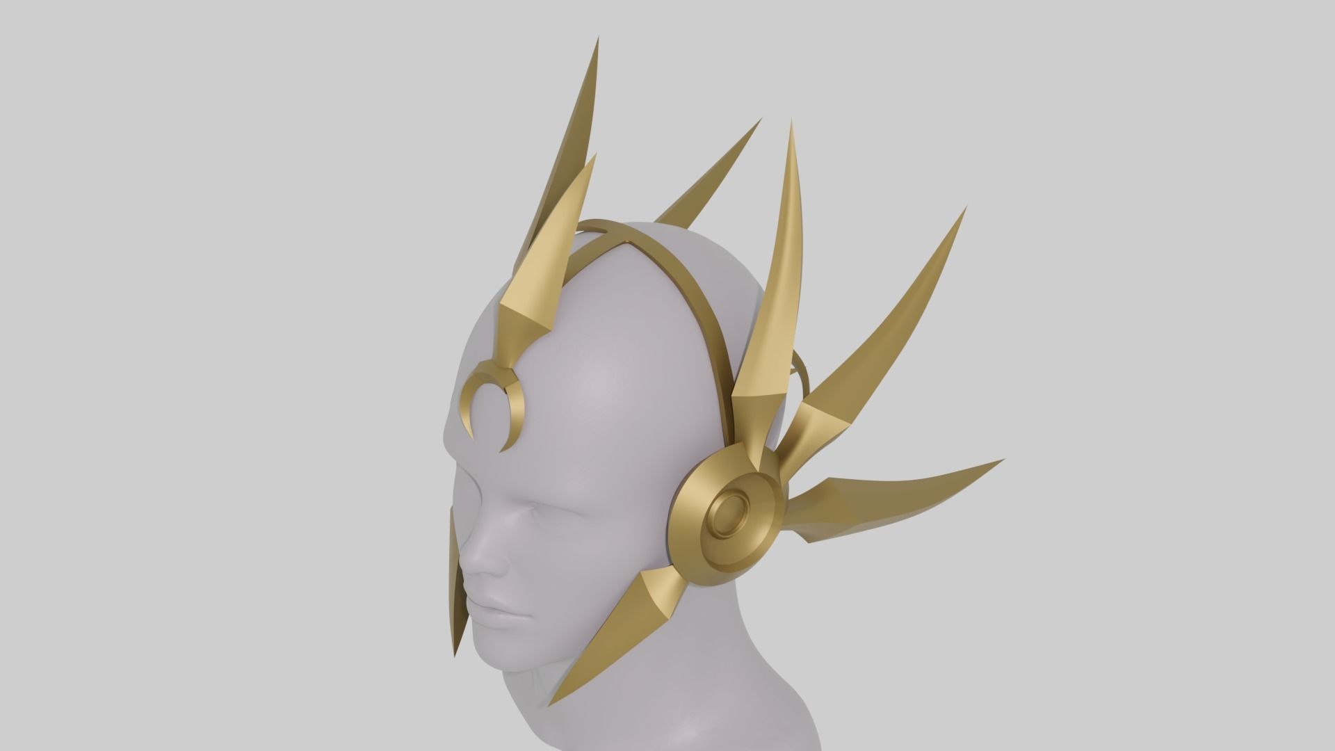 LEONA CROWN FROM LEAGUE OF LEGENDS 3D print model_3