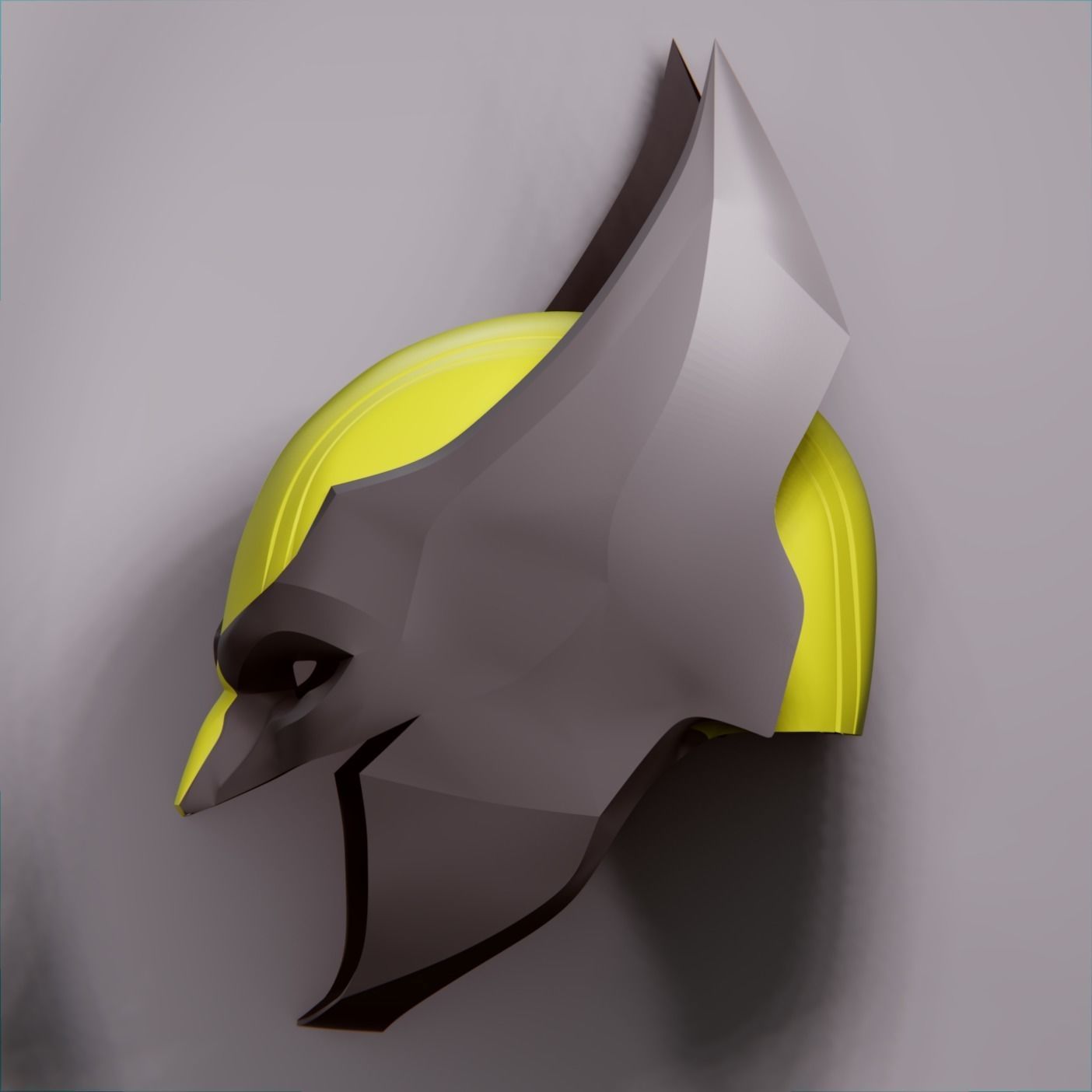 WOLVERINE CUSTOM HELMET COWL 3D print model_3