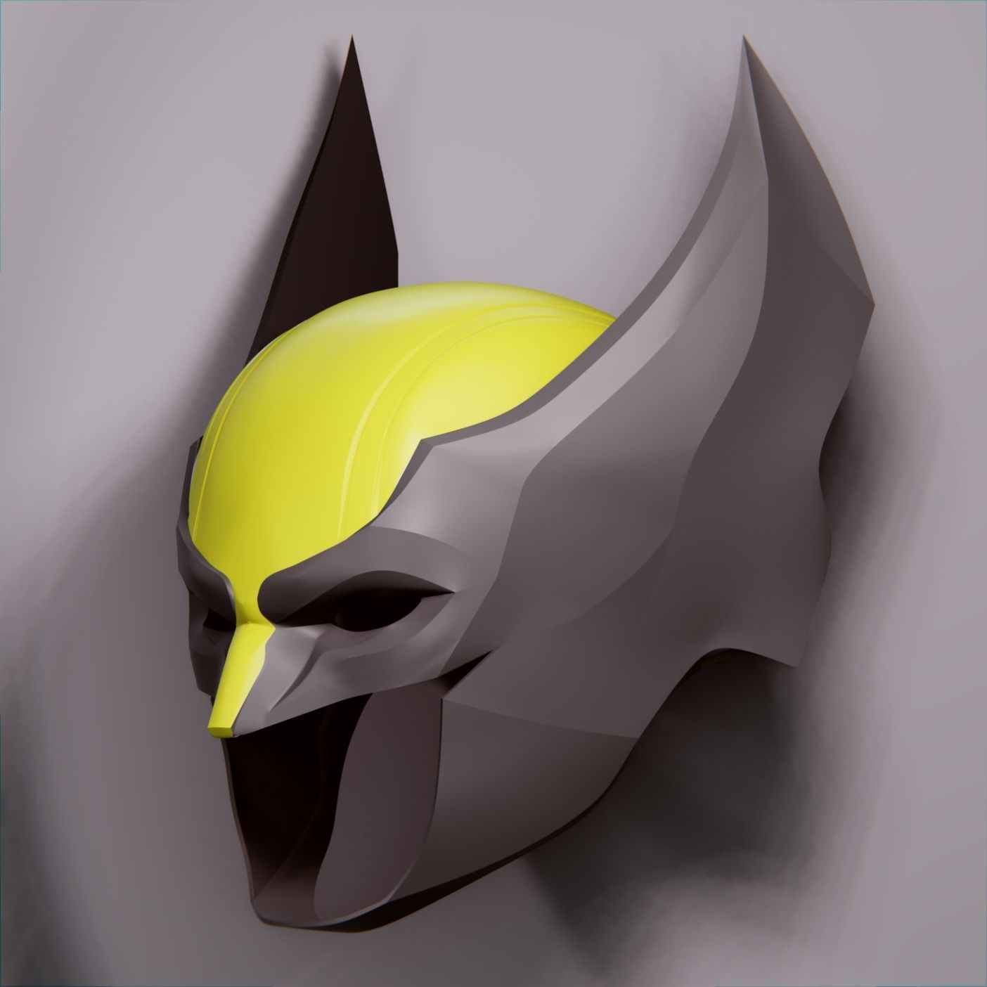 WOLVERINE CUSTOM HELMET COWL 3D print model_2