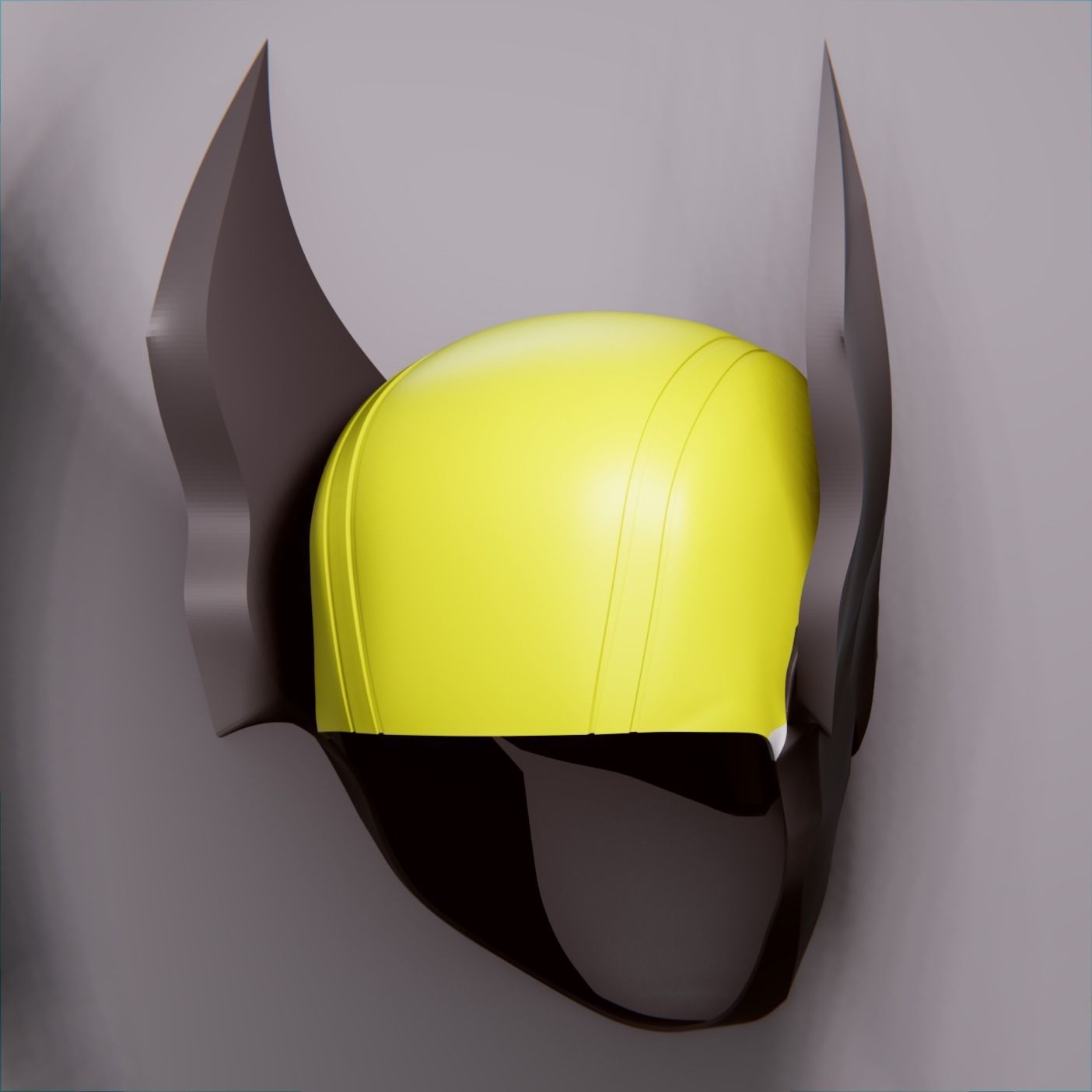 WOLVERINE CUSTOM HELMET COWL 3D print model_7