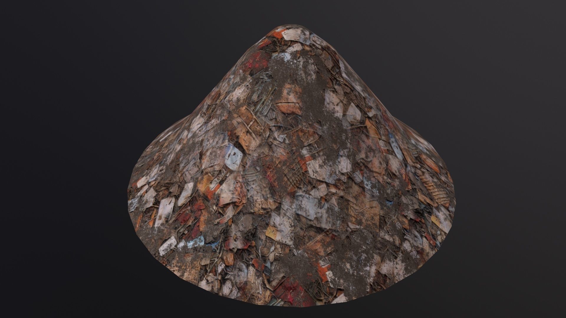 Garbage Pile 3D Model Low-poly 3D model_2