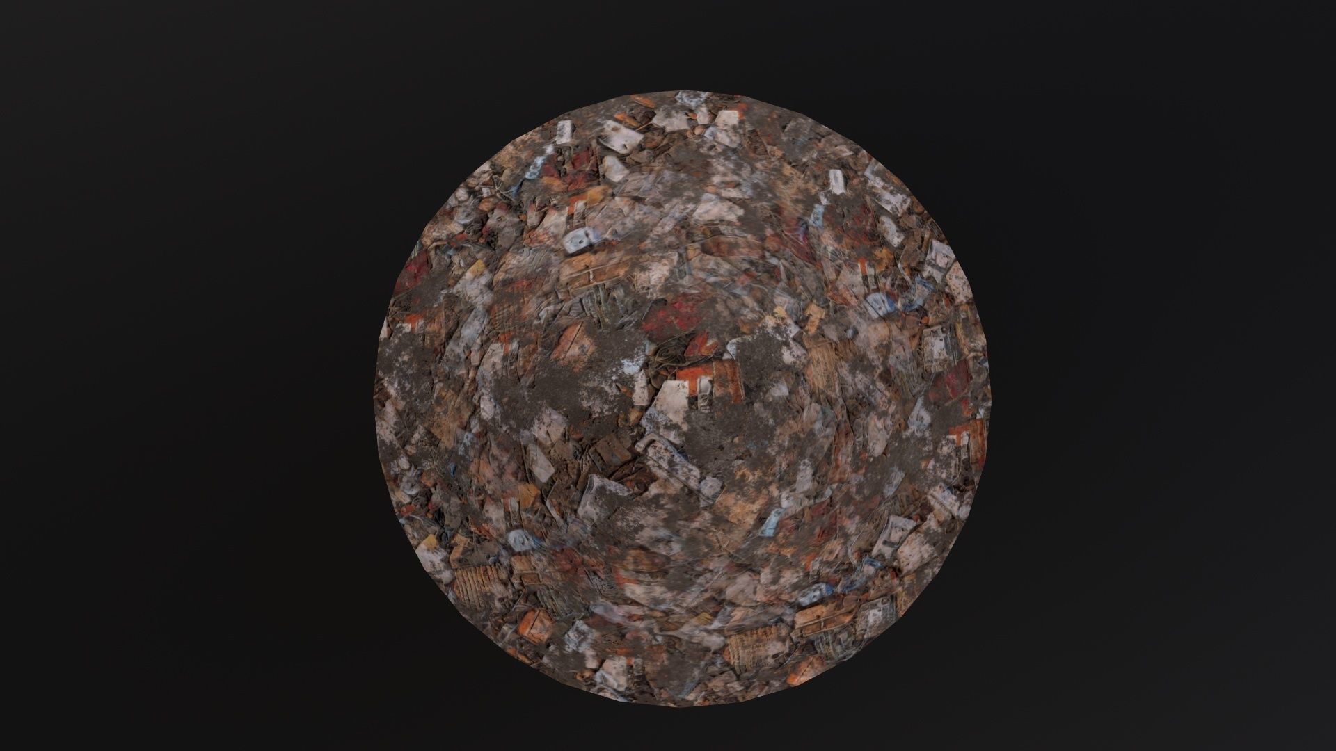 Garbage Pile 3D Model Low-poly 3D model_4