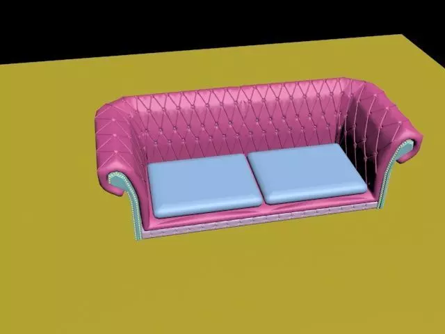 Sofa classic 3D model_0