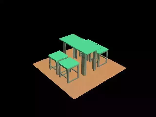 Kitchen table with chairs