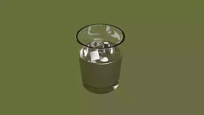 Water with Glass 3D print model
