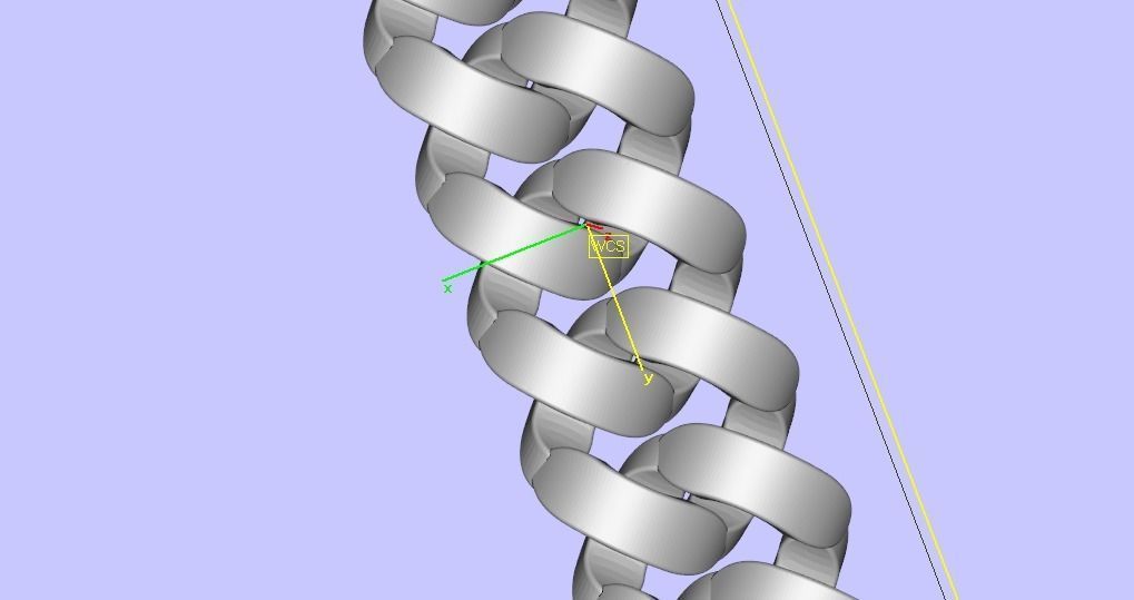 Very unique trendy Cuban chain 3D print model_3