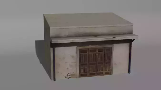 3D model of a simple house
