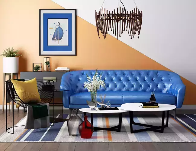 Modern Luxury Living Room Set 