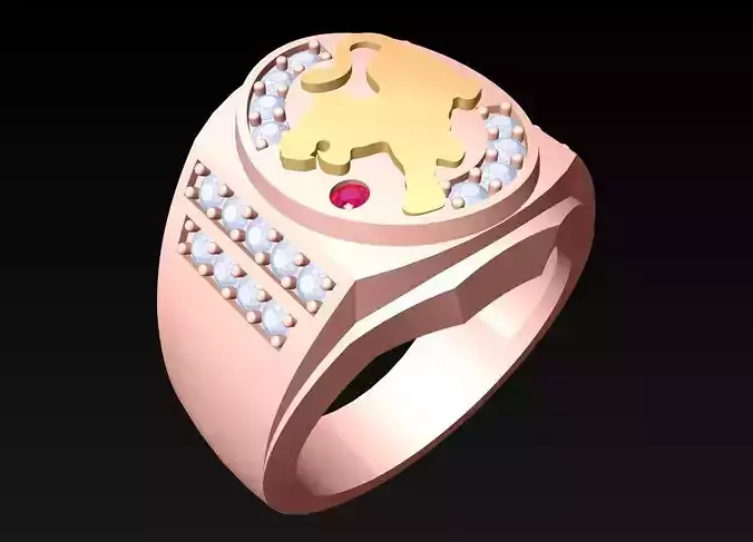 Tiger Rings - Mens rings - N407