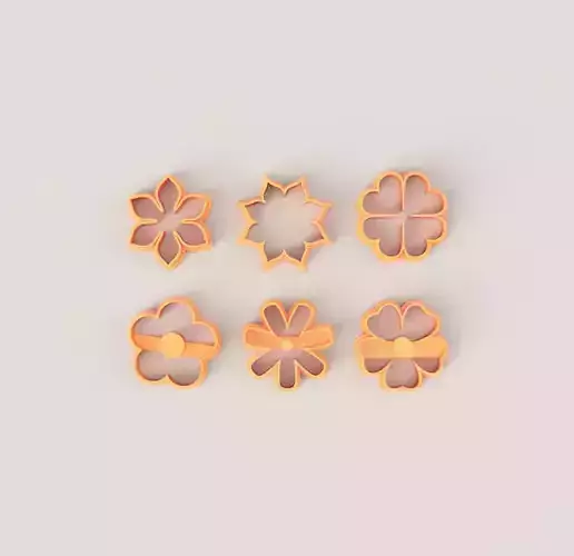 FLOWERS POLYMER CLAY CUTTER