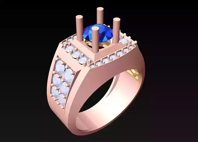 Diamond Rings - Mens Ring - N5545