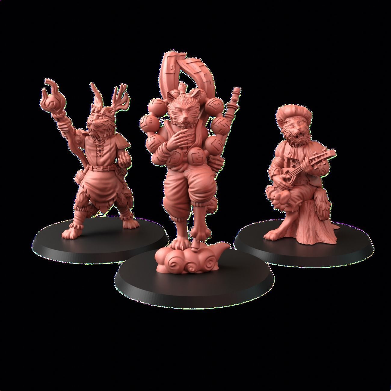 Catmen 2 3D print model_1