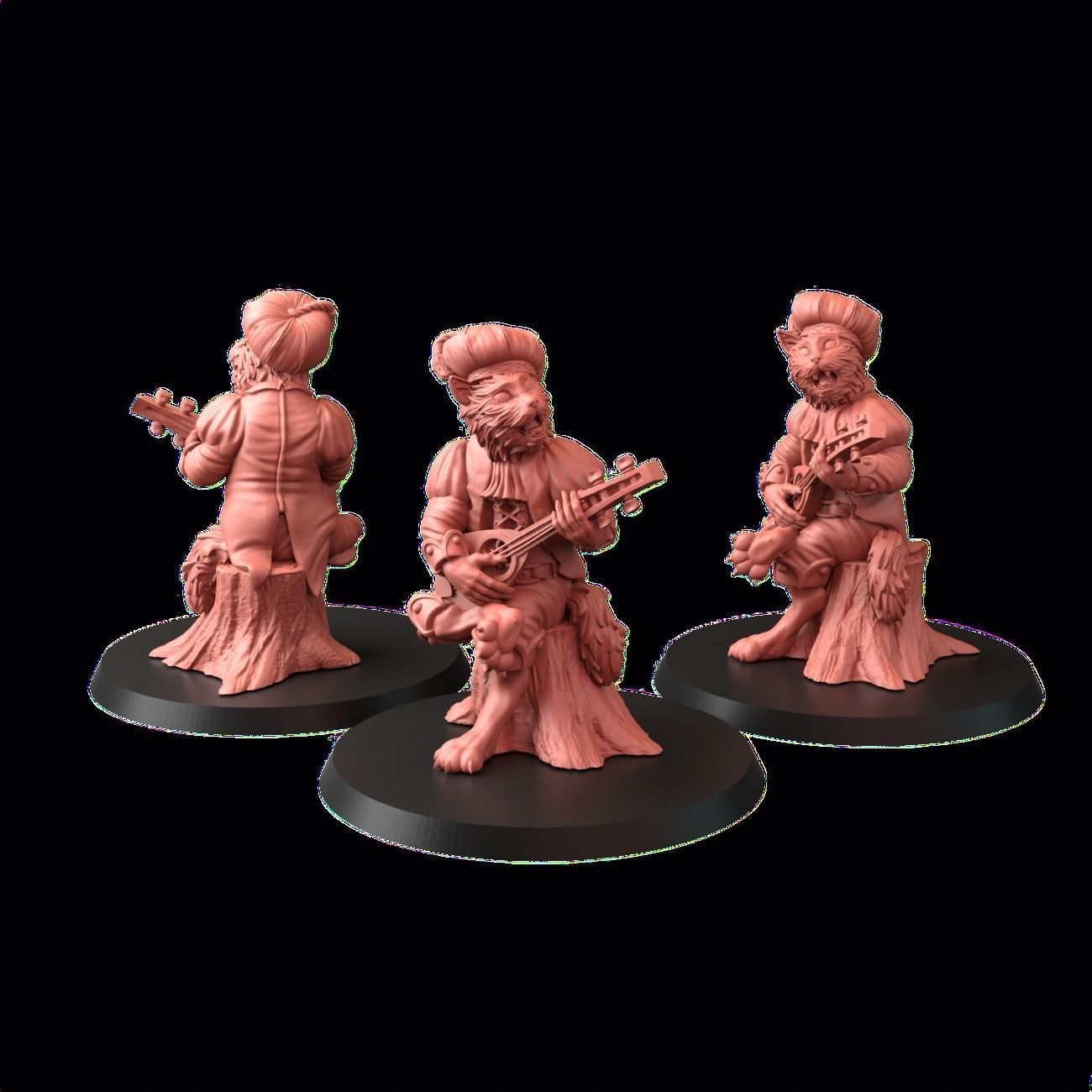 Catmen 2 3D print model_2