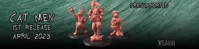 Catmen 2 3D print model