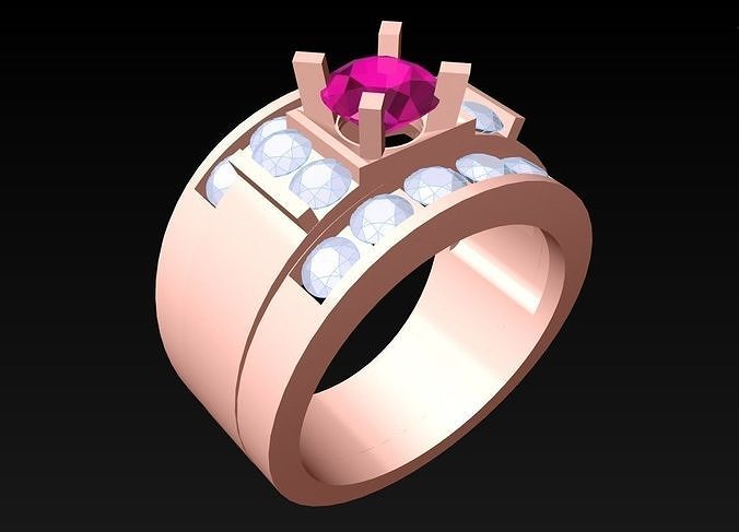 Diamond Rings  - N3141 3D print model