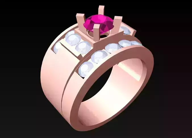 Diamond Rings  - N3141 3D print model
